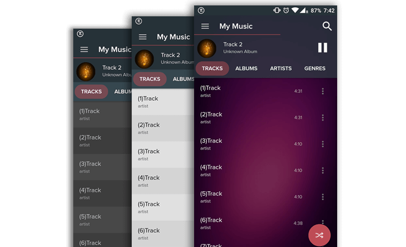 Pi Music Player All Themes